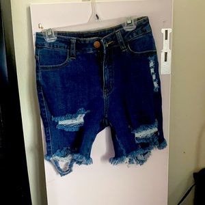 Denim blue Jean short size 1